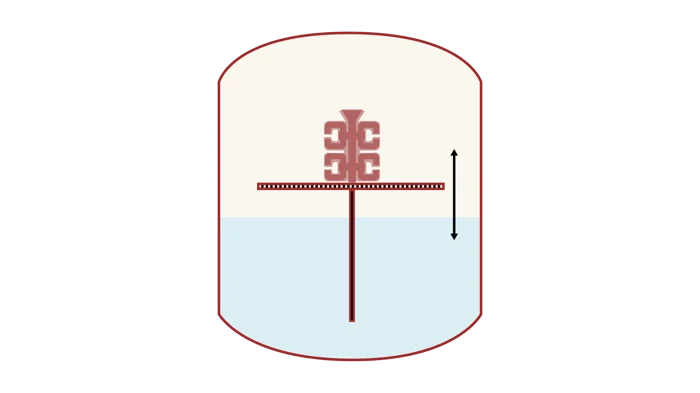 SOPHIA process of a mold dropping into a liquid medium
